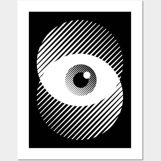 Op Art Eye Wall Art by Skinny Bob